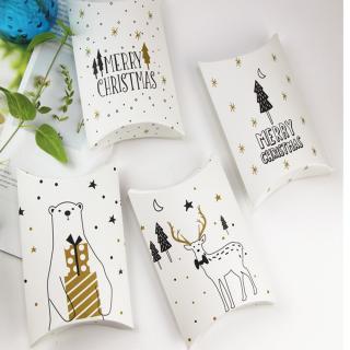 1pc Merry Christmas Candy Gift Boxes Deer&Xmas Tree Guests Packaging B_1